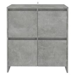 Berkfield Home Sideboards 2 pcs Concrete Grey 70x41x75 cm Engineered Wood - Size: 70 x 41 x 75 cm - thumbnail 1