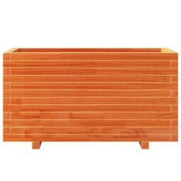Berkfield Home Garden Planter Wax Brown 90x40x49.5 cm Solid Wood Pine - thumbnail 5