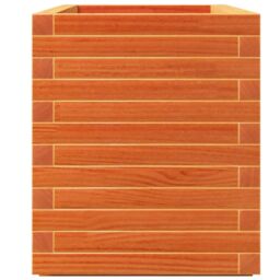 Berkfield Home Garden Planter Wax Brown 90x40x49.5 cm Solid Wood Pine - thumbnail 6