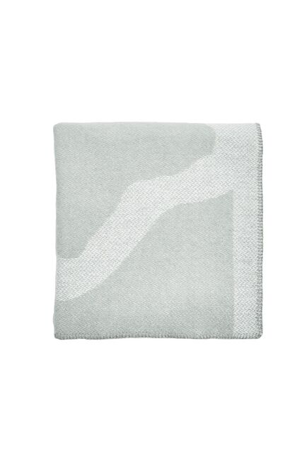 Ted Baker 'Magnolia' Wool Throw in Silver - Size: 150 cm x 180 cm - image 1