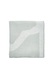 Ted Baker 'Magnolia' Wool Throw in Silver - Size: 150 cm x 180 cm