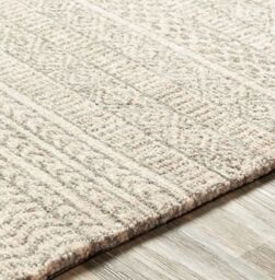 Livabliss Mystique-Hand Loomed Green Tan Blue Charcoal Cream Wool Modern Rug - Size: 180 cm x 250 cm - thumbnail 3