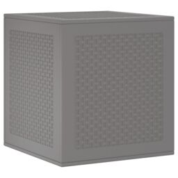 Berkfield Home Garden Storage Box Light Grey 55x53x57 cm PP - Size: 55 x 53 x 57 cm - thumbnail 8