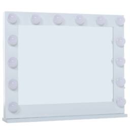 Metal Lighted Makeup Mirror in Natural - thumbnail 5