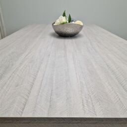 KOSY KOALA Dining Table Grey Wood Kitchen Place for 4 Seats, Dining Table Only (Grey H 75 x L 117 x W 77 cm) - thumbnail 4