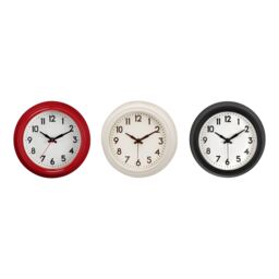 Orsina Metal White Face Wall Clock in Cream - thumbnail 2