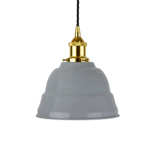 SE Home French Grey Lincoln Pendant Light - Gold - Black Twisted - image 1