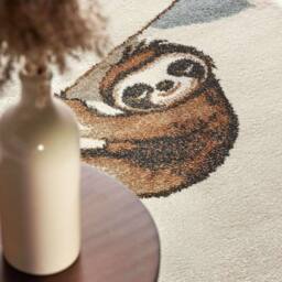 THE RUGS Villeroy & Boch Elephant Rainbow Party Boho Rug & Runner Kids Rug in Cream - Size: 160 cm x 230 cm - thumbnail 6