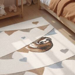 THE RUGS Villeroy & Boch Elephant Rainbow Party Boho Rug & Runner Kids Rug in Cream - Size: 160 cm x 230 cm - thumbnail 7