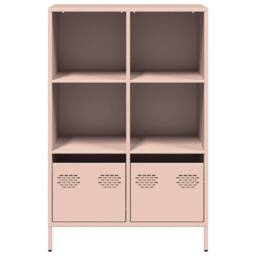 Berkfield Home Highboard¬†Pink 68x39x103.5 cm Steel in Pink - thumbnail 5