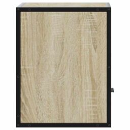 Berkfield Home Wall-mounted Bedside Cabinets 2 pcs Sonoma Oak 40x31x39.5 cm in Brown - thumbnail 7