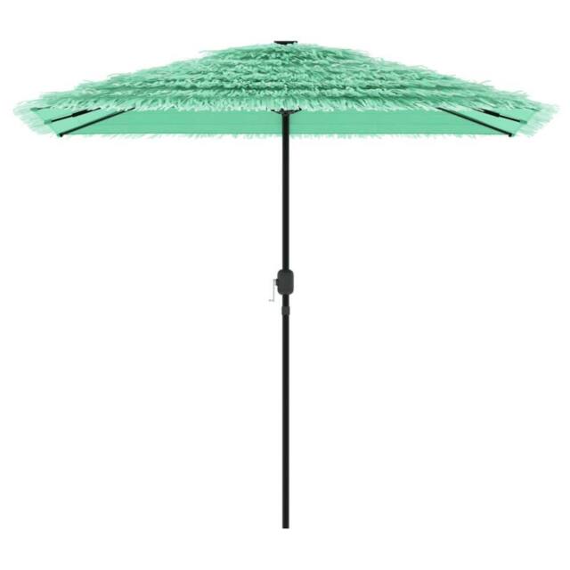 Berkfield Home Durable Garden Parasol with Steel Pole Green 248x248x248 cm - Size: 248 x 248 x 248 cm - image 1
