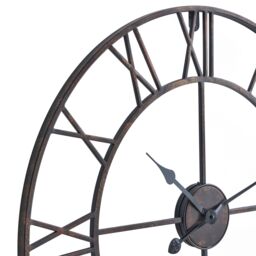 Love Lace Bronze Skeleton Wall Clock - thumbnail 2