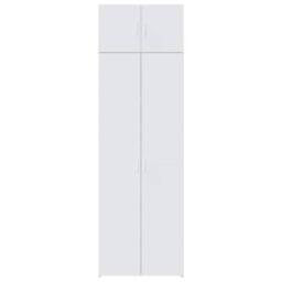 Berkfield Home Storage Cabinet White 70x42.5x225 cm Engineered Wood - thumbnail 4