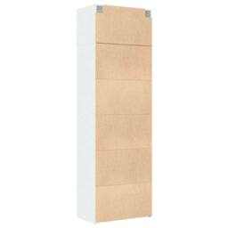 Berkfield Home Storage Cabinet White 70x42.5x225 cm Engineered Wood - thumbnail 8