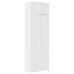 Berkfield Home Storage Cabinet White 70x42.5x225 cm Engineered Wood - thumbnail 3