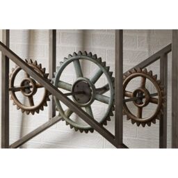 Indian Hub Evoke Console with Wheels - Metal/Wood - L40 x W120 x H80 cm in Brown - thumbnail 4