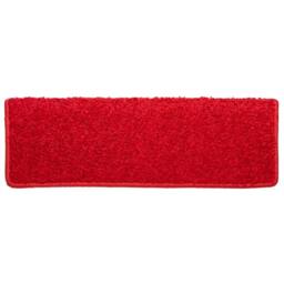 Berkfield Home Stair Mats 10 pcs 65x21x4 cm Red - Size: Medium - thumbnail 4