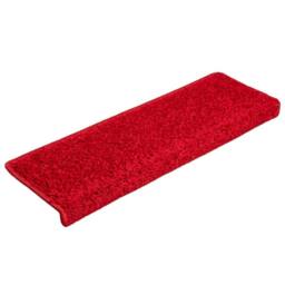 Berkfield Home Stair Mats 10 pcs 65x21x4 cm Red - Size: Medium - thumbnail 3