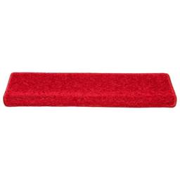 Berkfield Home Stair Mats 10 pcs 65x21x4 cm Red - Size: Medium - thumbnail 5