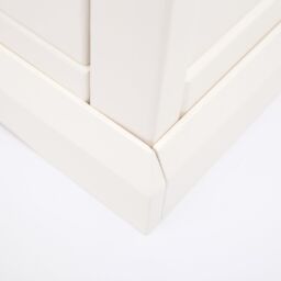 Cabinet Bits Cosenza 2 Drawer Petite Bedside Table in Off-White - thumbnail 4