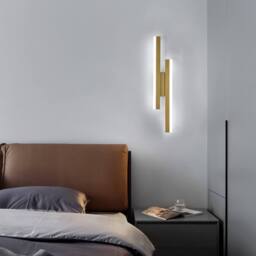 Pheashine Elegant Acrylic Wall Light 6500K White Light 16W in Gold - thumbnail 5