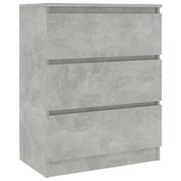 Berkfield Home Sideboard Concrete Grey 60x35x76 cm Engineered Wood - Size: 60 x 35 x 76 cm - thumbnail 1