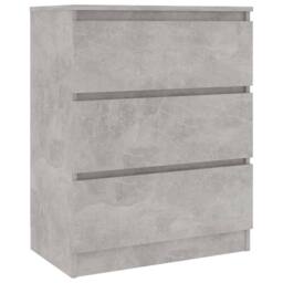 Berkfield Home Sideboard Concrete Grey 60x35x76 cm Engineered Wood - Size: 60 x 35 x 76 cm - thumbnail 4