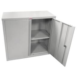 Phoenix Safe Company Stationery Cupboard in Grey with Key Lock, SCF0891GGK, 22kg - Size: 800mm - thumbnail 3