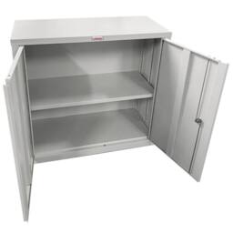 Phoenix Safe Company Stationery Cupboard in Grey with Key Lock, SCF0891GGK, 22kg - Size: 800mm - thumbnail 5
