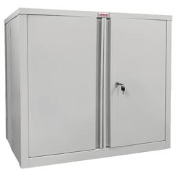 Phoenix Safe Company Stationery Cupboard in Grey with Key Lock, SCF0891GGK, 22kg - Size: 800mm - thumbnail 2