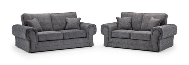 Snugg Furniture UK Limited Wilcot 3+2seater Sofa Set in Grey - image 1