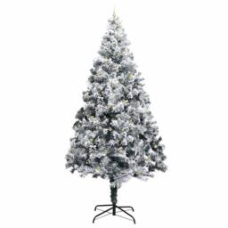 Berkfield Home Artificial Pre-lit Christmas Tree with Ball Set Green 400 cm - thumbnail 4