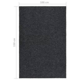 Berkfield Home Dirt Trapper Carpet Runner 100x150 cm Anthracite in Charcoal - Size: 100 cm diameter - thumbnail 6