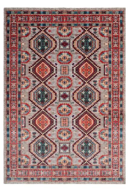 Kukoon Multicolour Low Pile Traditional Persian Velvet Texture Area Rug - Size: 80 cm x 300 cm - image 1