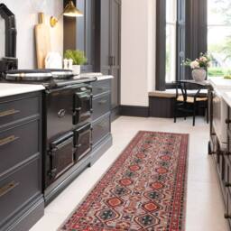 Kukoon Multicolour Low Pile Traditional Persian Velvet Texture Area Rug - Size: 80 cm x 300 cm - thumbnail 7