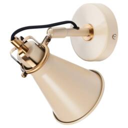 Wyld and Coco Beige Industrial Wall Lamps Set of 2 Adjustable Shades - thumbnail 6