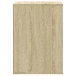 Berkfield Home Corner Chest of Drawers Sonoma Oak 60x41x58 cm Engineered Wood in Brown - Size: 60 x 41 x 58 cm - thumbnail 6