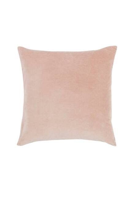 CHRISTY Luxury Filled Velvet 'Jaipur' Square Cushions in Dusty Pink - Size: 45 cm x 45 cm - image 1