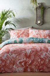 Furn Medinilla Tropical Reversible Duvet Cover Set - Size: Double - thumbnail 3