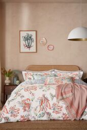 YVONNE ELLEN 'Signature Floral' Cotton Cover Set - Size: Double - thumbnail 1