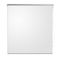 Berkfield Home Roller Blind Blackout 140 x 230 cm White - thumbnail 2