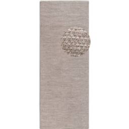 THE RUGS Delhi Wool Rug Pradesh Handwoven Reversible Wool Cotton Rug Runner in Cream - Size: 80 cm x 200 cm - thumbnail 8