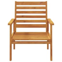 Berkfield Home Beautiful 4 Piece Garden Lounge Set Solid Wood Acacia in Brown - thumbnail 6