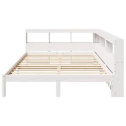 Berkfield Home Bookcase Bed without Mattress White 135x190 cm Solid Wood Pine - thumbnail 5