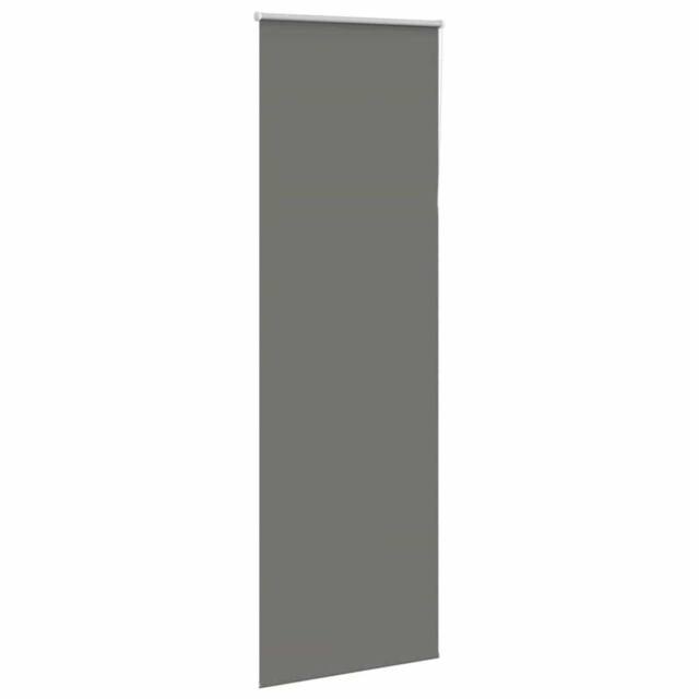 Berkfield Home Roller Blind Blackout Grey 75x210 cm Fabric Width 70.7 cm Polyester - image 1