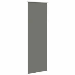 Berkfield Home Roller Blind Blackout Grey 75x210 cm Fabric Width 70.7 cm Polyester - thumbnail 1
