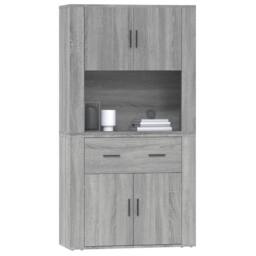 Berkfield Home Highboard Grey Sonoma Engineered Wood - thumbnail 6