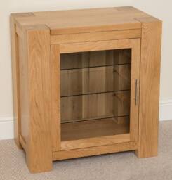 Thats Furniture Kuba Solid Oak Media Unit with Storage in Light Oak