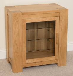 Thats Furniture Kuba Solid Oak Media Unit with Storage in Light Oak - thumbnail 4